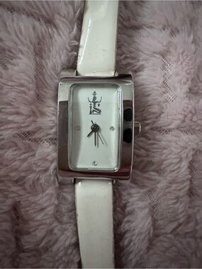 Rare Authentic Sothy Paris Two tone leather wrap around watch